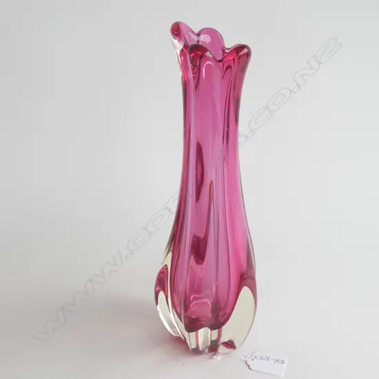 A Murano style glass vase